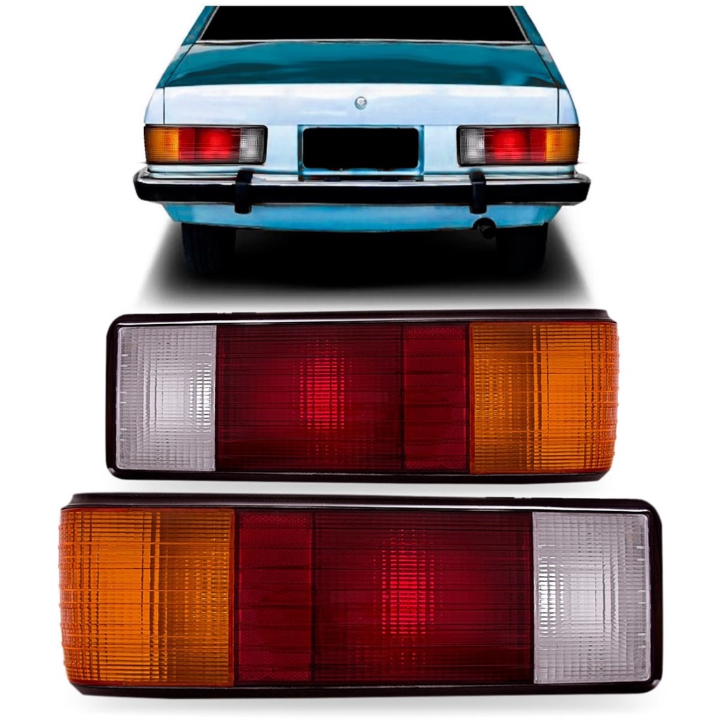 Lanterna Traseira Corcel II Estilizada Âmbar em Oferta na Shopee