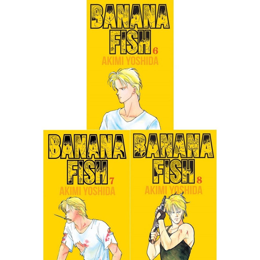 Kit Manga Banana Fish Volume 6 Ao 8 Lacrado Panini Shopee Brasil