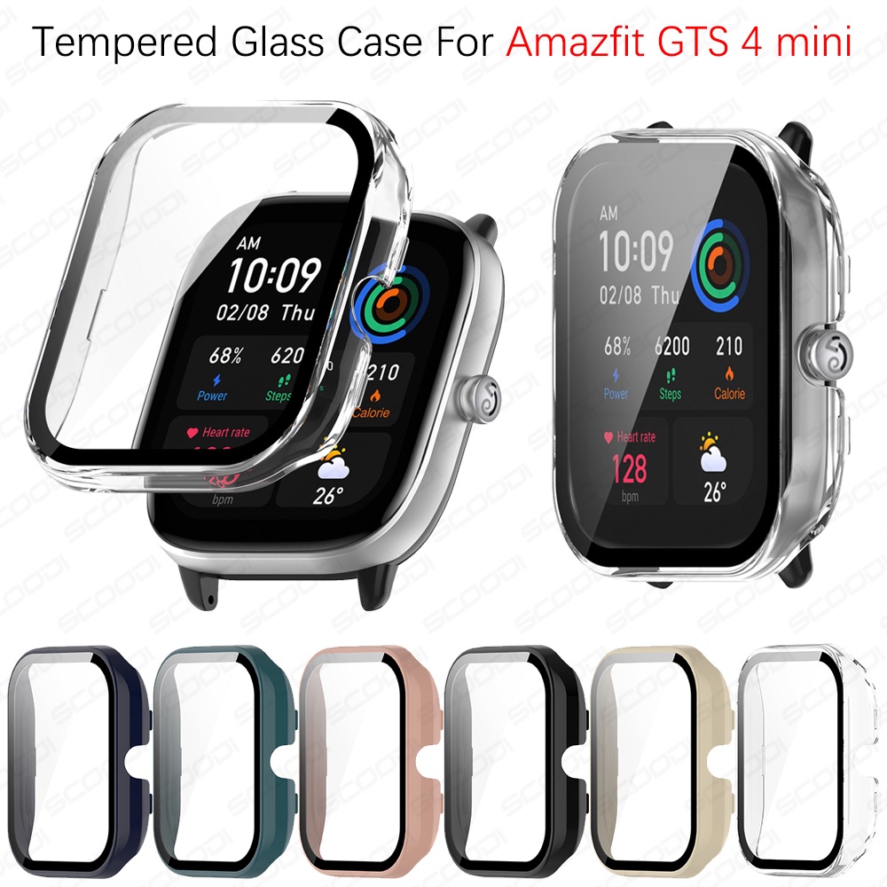 Proteção Total De Tela Para PC Com Capa De Vidro Temperado Huami Amazfit GTS 4 mini Relógio em Oferta na Shopee