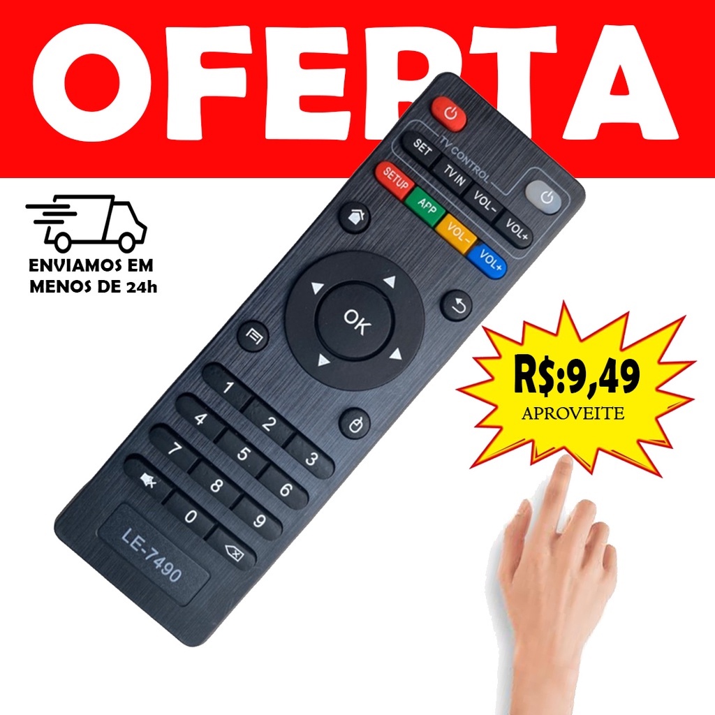 Controle Remoto Tv Box MXQ PRO 4K 5G TX9 TX3 GT A005 Enviamos Para Todo Brasil Shopee Brasil