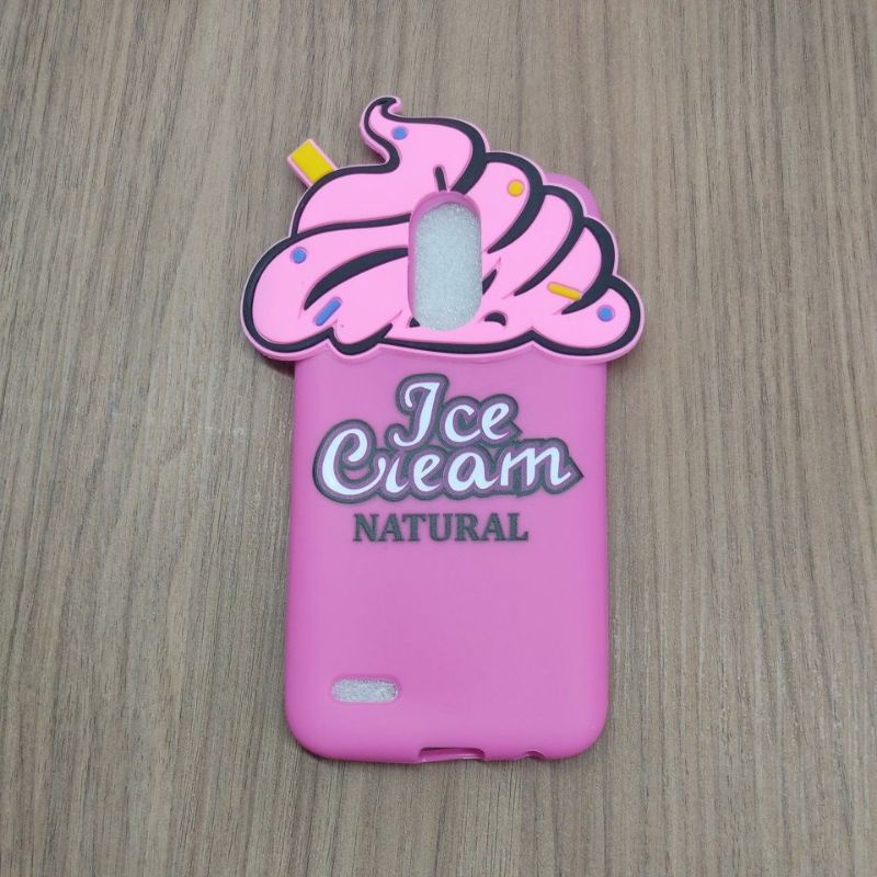 Capa de celular lg k10 2017- sorvete cupcake desenho criança infantil silicone emborrachada LG K10 2017