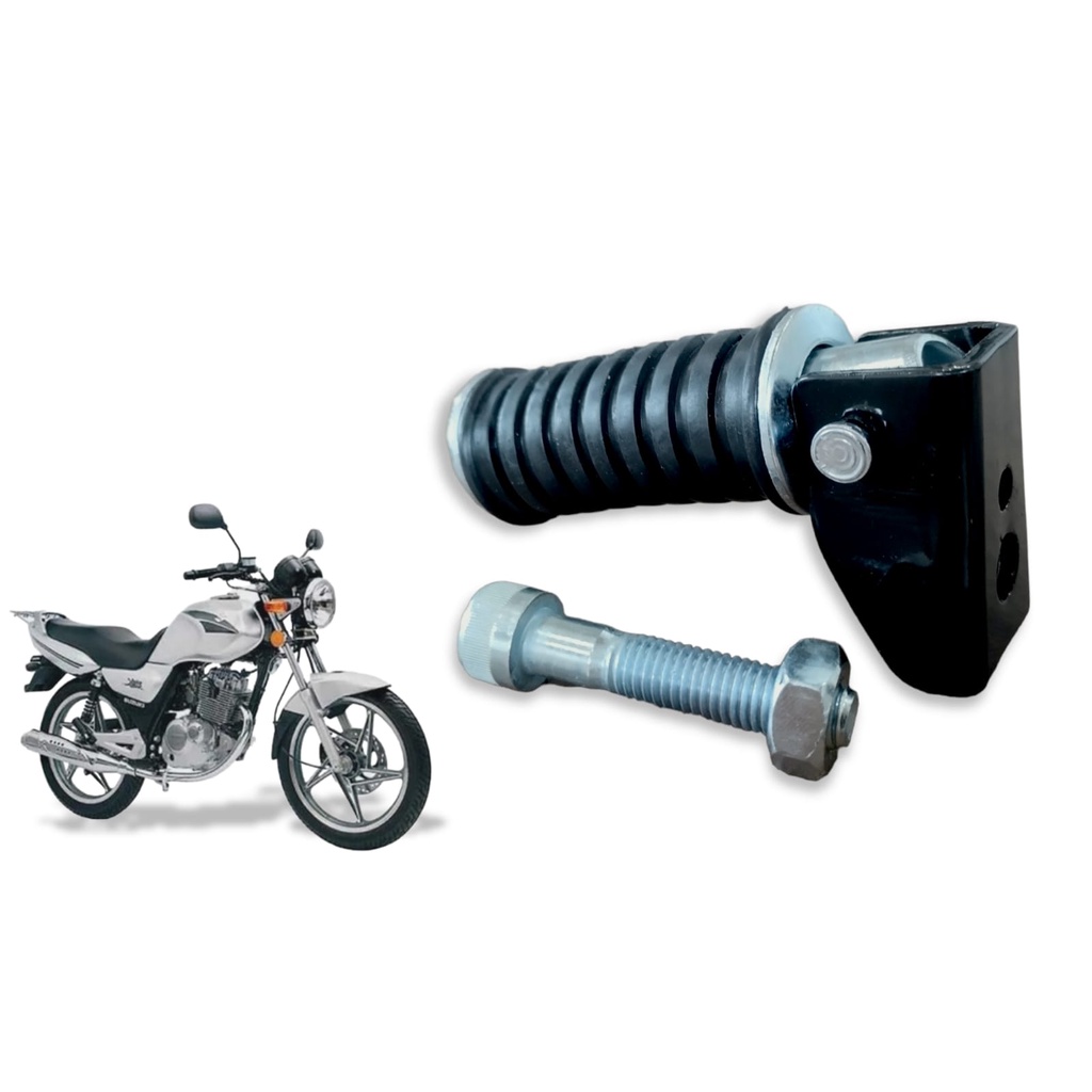 Pedaleira Traseira Completa Com Suporte Moto Yes 125