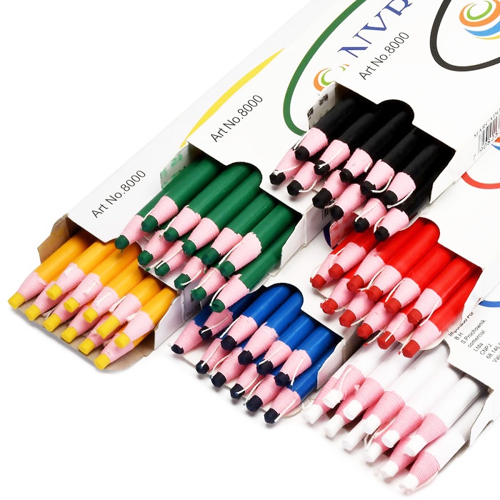 Marcador P/ Tecido e Costura Nº 8000 NYBC Caixa C/12 Peças