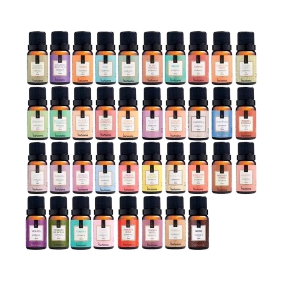 Essencia Via Aroma Clássica ORIGINAL Para Aromatizador de Ambiente - As TOP mais vendidas