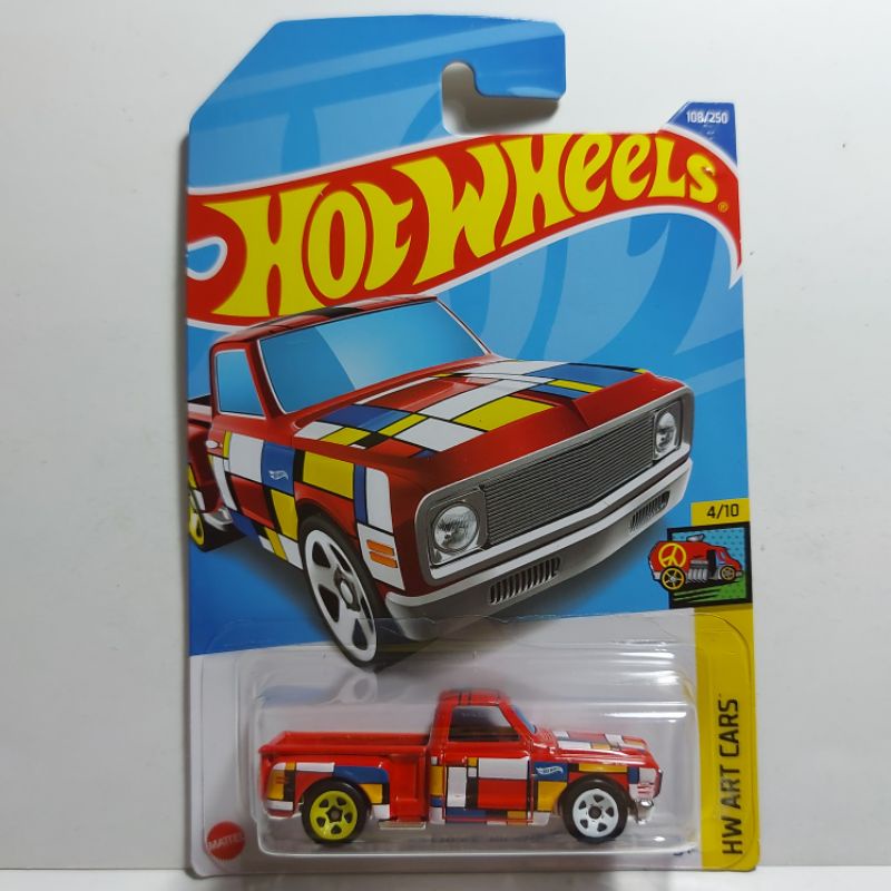 69 Chevy Pickup Hw Art Cars 4/10 Hot Wheels 2022 Lote E HCV74 | Shopee  Brasil