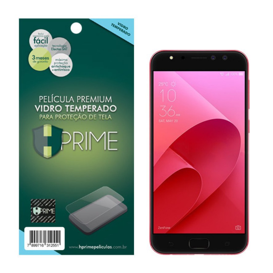 Película Hprime Vidro Asus Zenfone 4 Selfie Pro Zd552kl