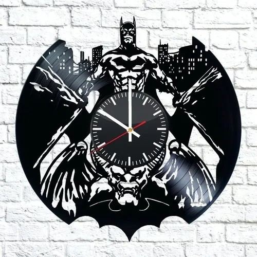 Batman DC 02 - Relógio Disco De Vinil Decoração
