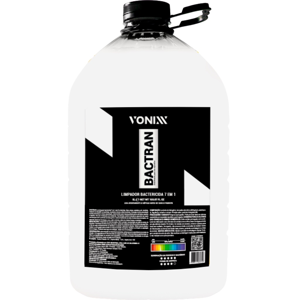 Bactran 5L Limpador Bactericida 7 em 1 Vonixx