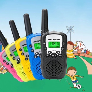Rádio Comunicador Infantil , 2 Peças , walkie talkie , Brinquedo Portátil , Transceptor , Refletor , Interfone , Presentes De Aniversário , Para Meninos E Meninas