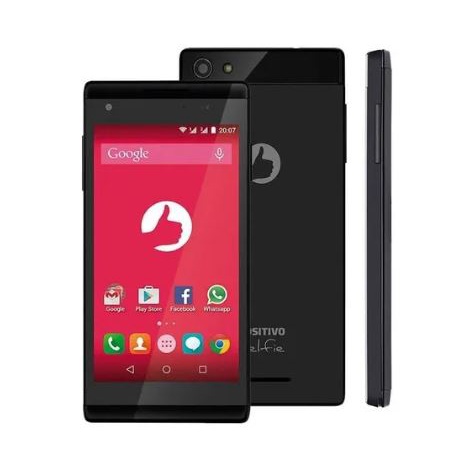 Smartphone Positivo Selfie 8Gb 1Gb 4.5" Preto