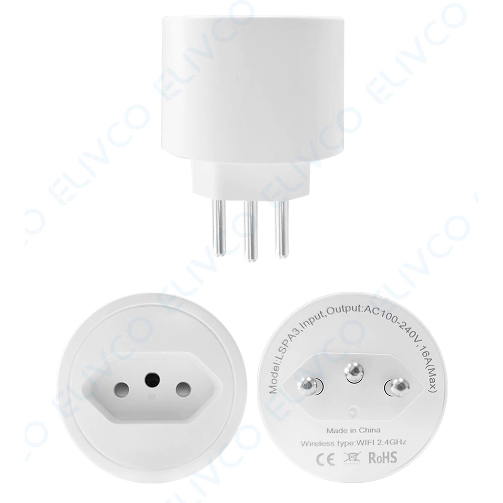Smart Tomada Inteligente 16a Alexa Google Tuya SmartLife