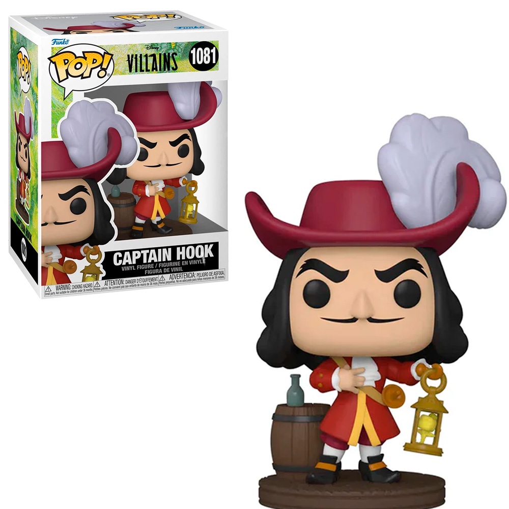 Funko Pop Disney Villains - Captain Hook 1081 Novo Original