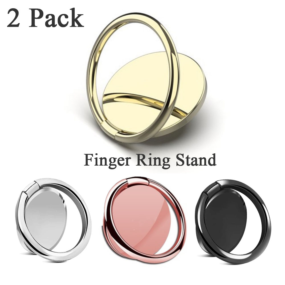 Phone Ring Holder, Universal Ring Stand 360 Adjustable Handy Finger Ring Grip Sturdy Mobile Phone Loop for Smartphones