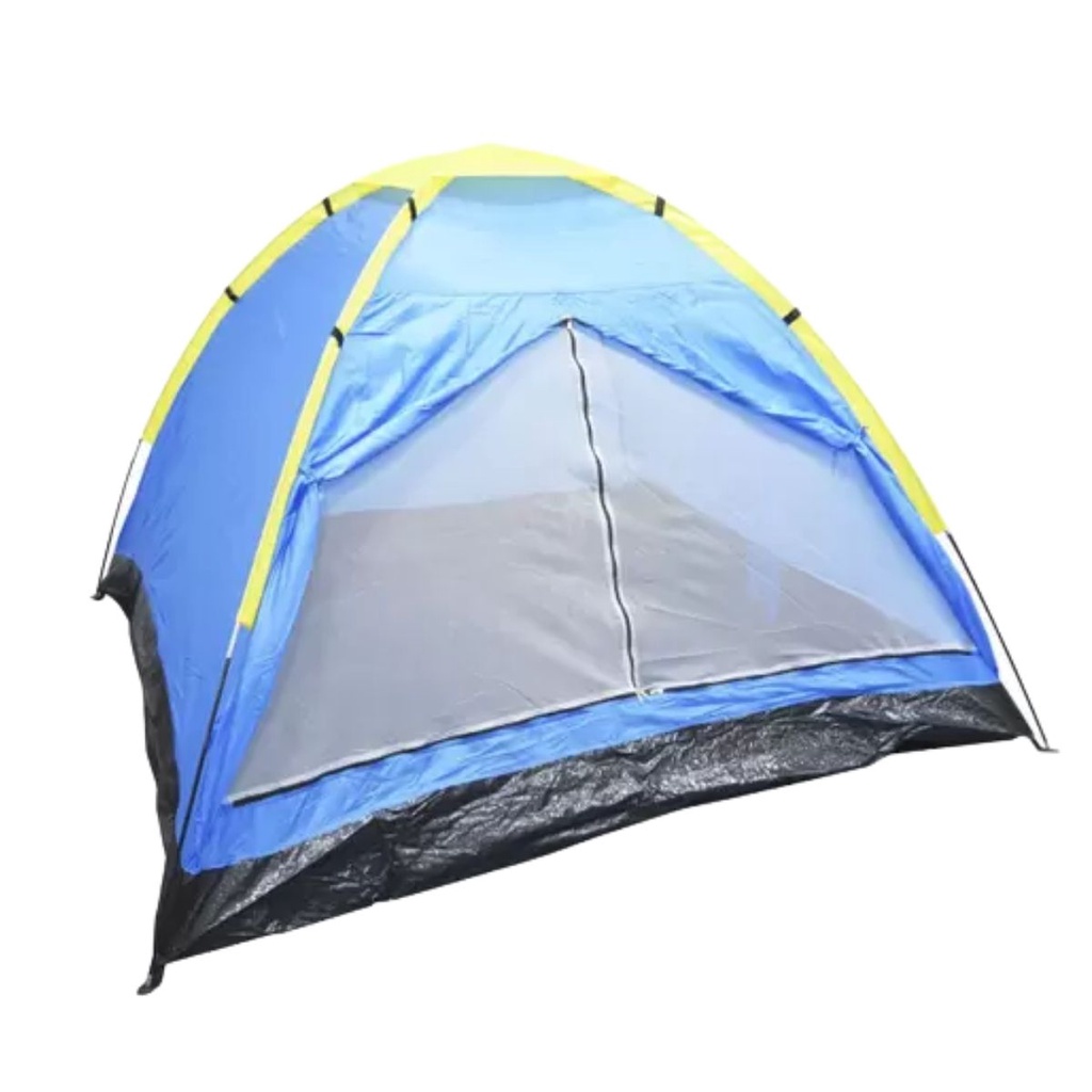 Barraca de Camping Acampamento Praia para até 4 pessoas Iglu  Azul Importway - IWBC-4P