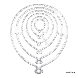 Newtm Balão Corte Metal Morre Stencil Álbum Scrapbooking Modelo Cartão Molde Embossing em Oferta na Shopee