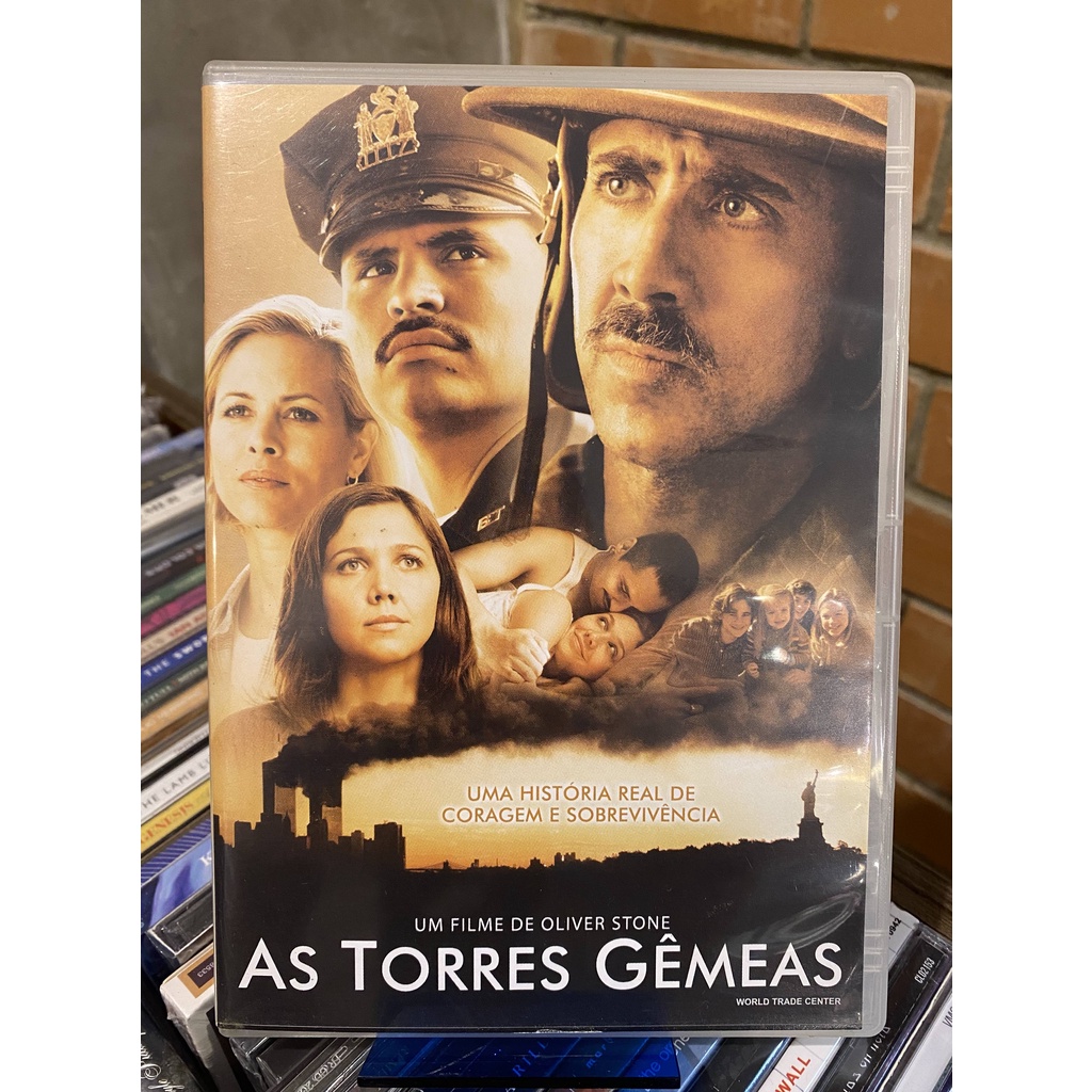 DVD As Torres Gêmeas Nicolas Cage Oliver Stone como Novo
