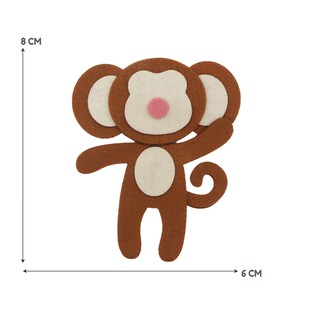 Recorte de Feltro Macaco