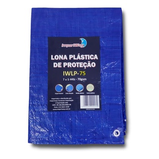 Lona 7x5 Azul Impermeavel Telhado Piscina Barraca Camping