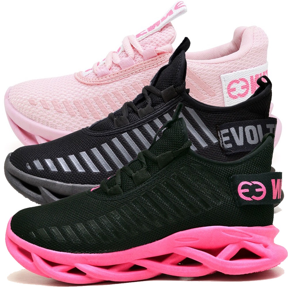 Kit 3 Tênis Feminino Acttivita Easy Style Evoltenn Solado Trançado Tendência Promoção Ùnica.