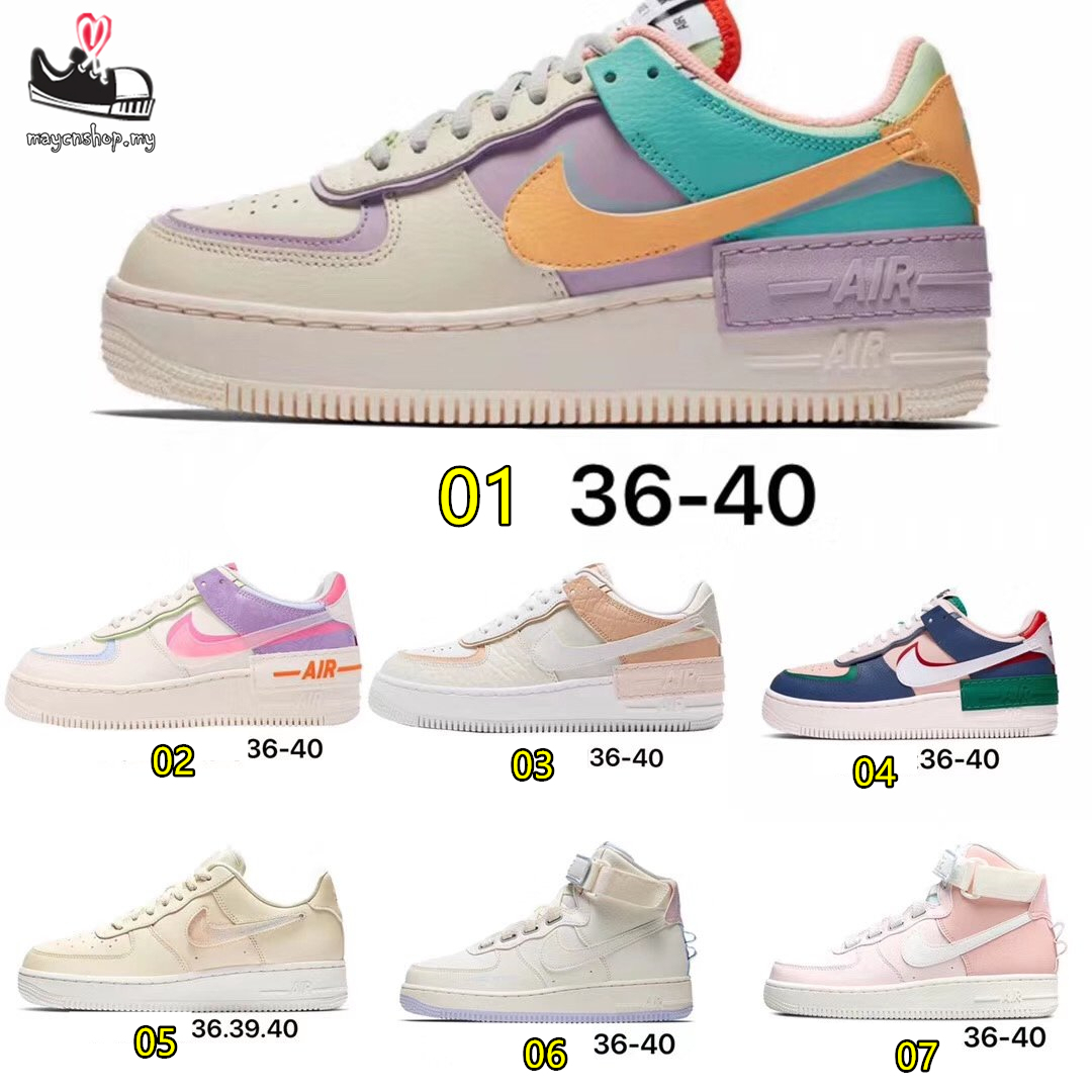 nike air force branco e rosa