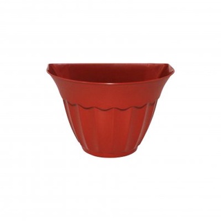 kit 10 Vaso de Parede Terracota 2 Litros Cachepot marrom Resistente Horta Hortaliças ervas suculentas plantas flores