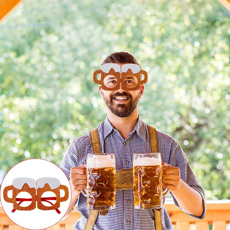 DLAY Oktoberfest Festa Óculos De Sol Engraçado Cerveja Outubro Favor Festivais Alemã Cabine Foto Pr