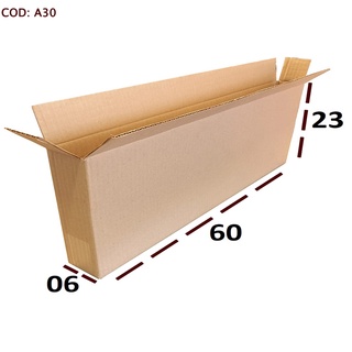 5 Caixas de Papelão 60 X 06 X 23 Correios Sedex Mdf Transportadoras Mudança