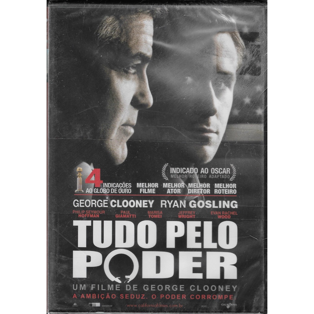 DVD Tudo Pelo Poder ( Ryan Gosling, George Clooney ) Novo Lacrado