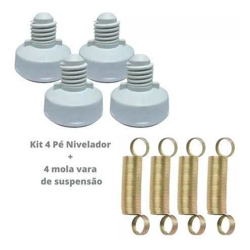 4 Un Pe Nivelador Electrolux e 4 Mola Vara Suspensão em Oferta na Shopee