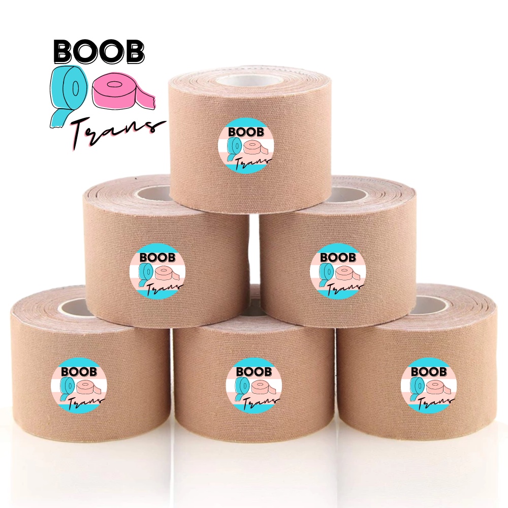 Fita tape Binder Adesivo Bege Fita Reduz Volume Peito FTM