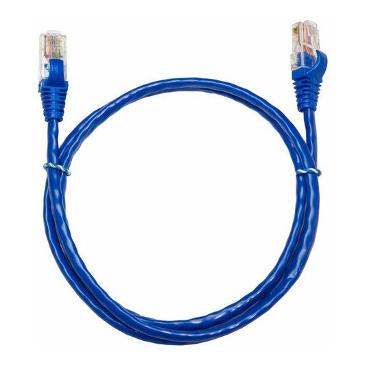 Kit Patch Cord Cat5e 1,5 Metros 250 Cor Azul + 250 Amarelo