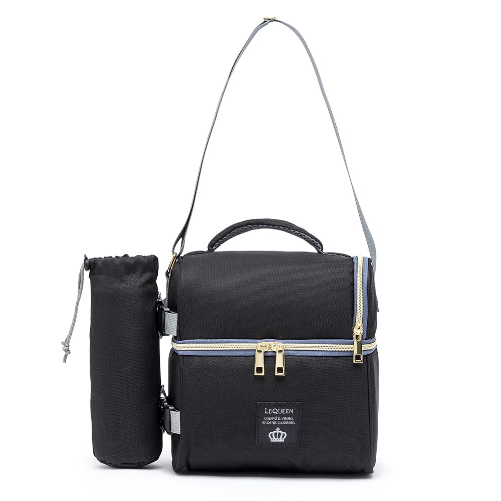 Sacola Térmica Lequeen Lancheira Marmita Fitness Bolsa TiraColo em Oferta na Shopee