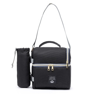 Sacola Térmica Lequeen Lancheira Para Marmita Fitness Bolsa Tira Colo