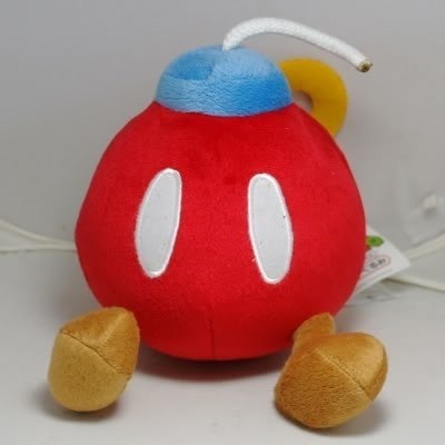 Pelúcia Super Mario Bros Bob Omb - Nintendo 18 Cm