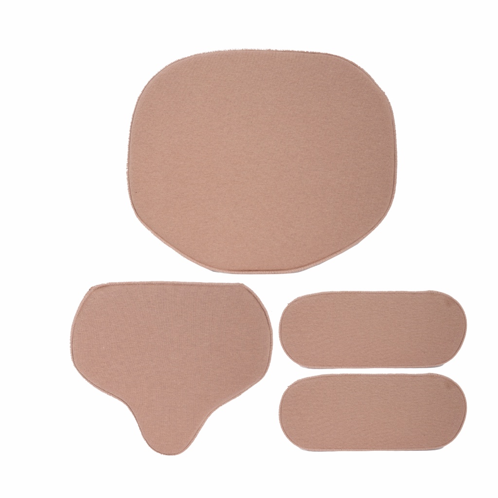 Placa Cirurgica Abdominal lateral Flanco Costas Back shape Rigida