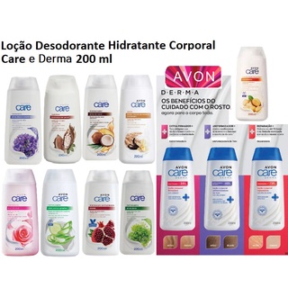Avon Care ou Derma Loção Desodorante Hidratante para o Corpo 200 ml. Varias Variações