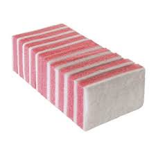 Kit Esponja Dupla Face Sanitária Rosa 110x75cm C/10 em Oferta na Shopee