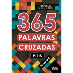 Livro - 365 Palavras cruzadas plus - volume II - Capa comum - Ativamente