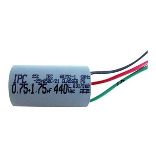 Capacitor Ventilador Teto Latina 0,75+1,75uf Lumen Air Ctrl