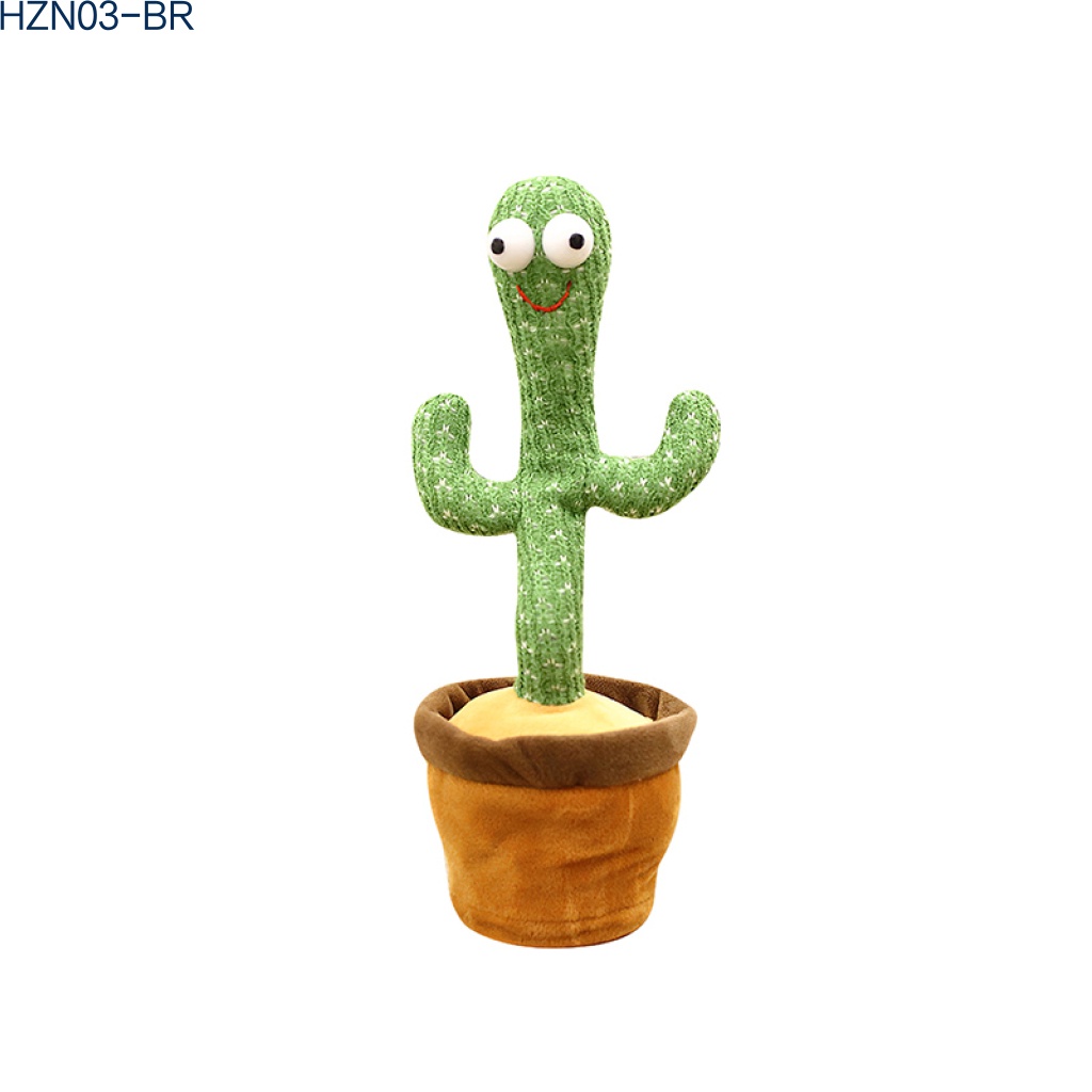 Cactus Bonito Brinquedo De Pelucia Eletronico Agitar Danca Cantando Cactus Brinquedo Decorativo Para Criancas Shopee Brasil