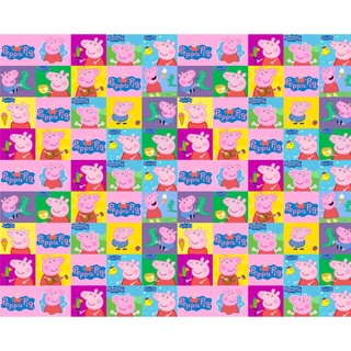 Tecido tricoline, microfibra ou gabardine - Peppa pig - Quadrinhos - 0.50cm
