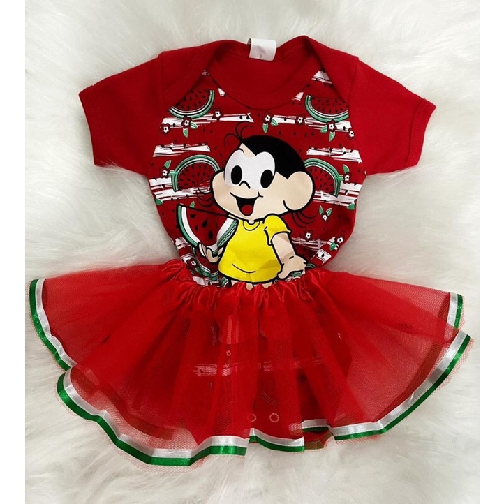 Body bebe Com Saia de Tule Magali(k-2)