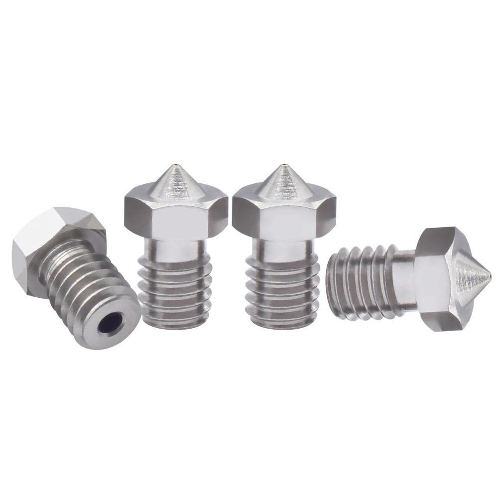 Bico Extrusora Hotend V5 / V6 1,75mm - Nozzle 0.8 mm - Inox