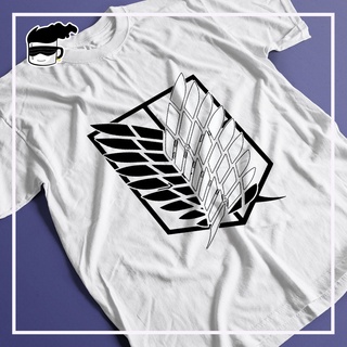 Camiseta Attack on Titan Unissex Levi Mikasa Eren Masculina Feminina Banca Poliester Anime Cosplay
