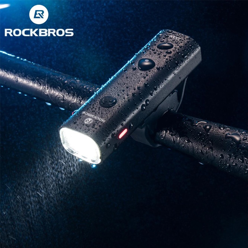 ROCKBROS Farol De Bicicleta De Carregamento USB À Prova De Chuva MTB Lanterna Ultraleve