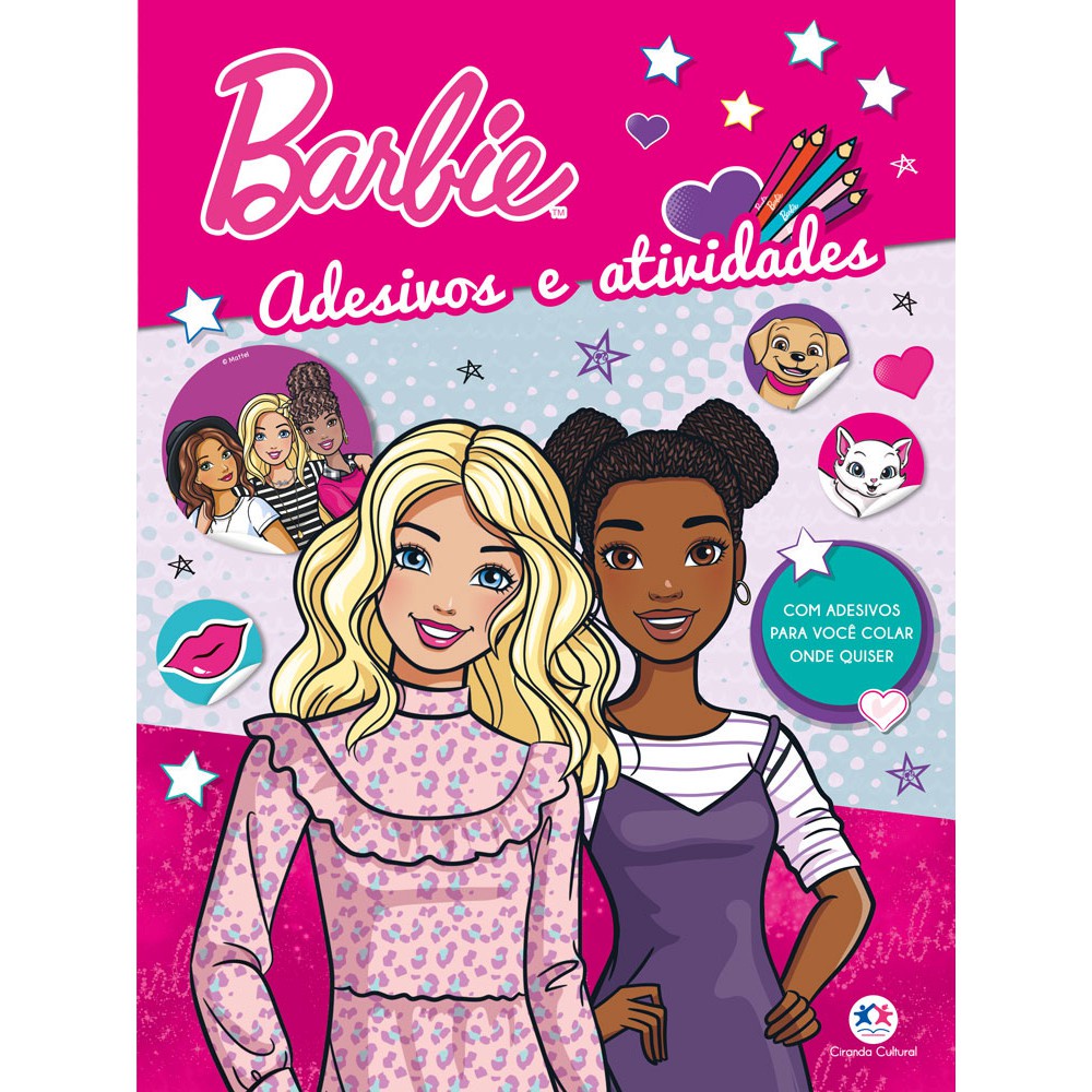 Barbie - Adesivos e atividades em Oferta na Shopee