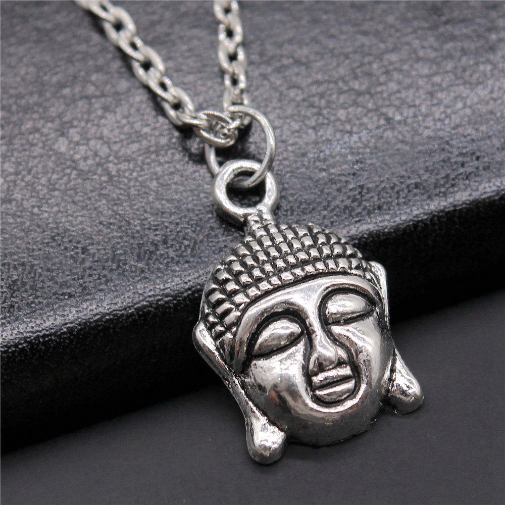 Pingente Necklac Homem Moda Jewelri Para Mulher Accessori Om Budismo — imagem 2 de 2
