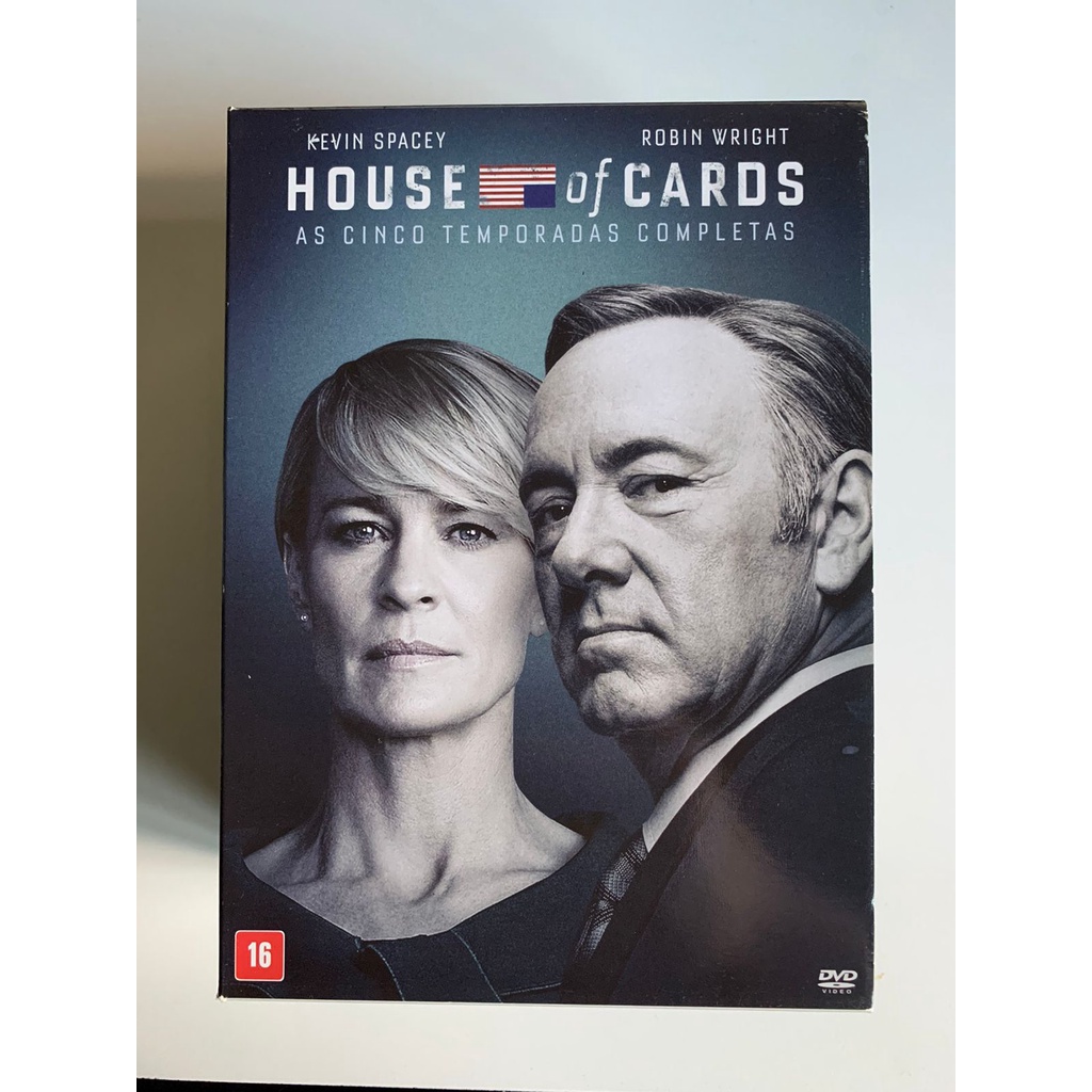Dvd House of Cards Box 1 a 5 Tempoarada Shopee Brasil