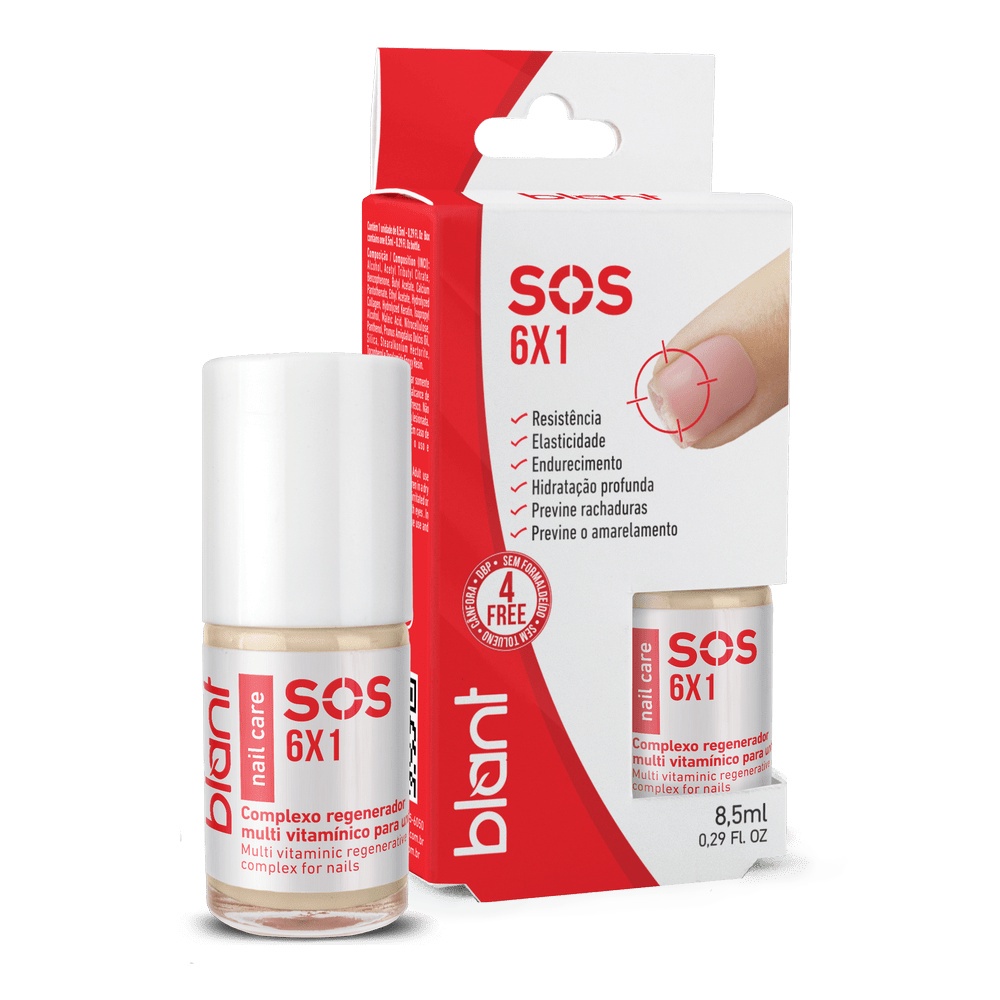 Base Fortalecedora Sos 6X1 8,5Ml - Blant em Oferta na Shopee
