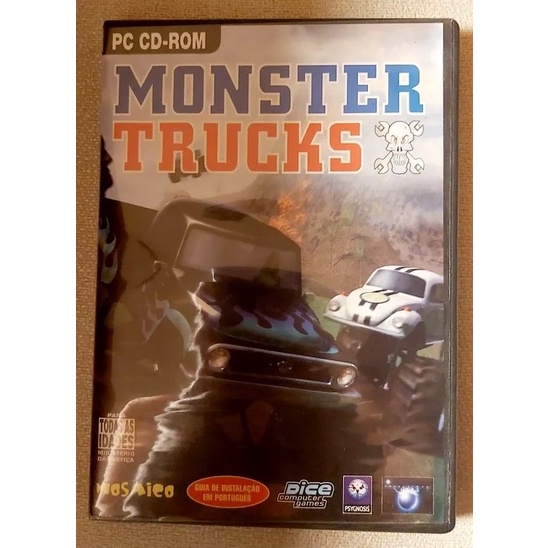 Jogo PC CdRom Monster Trucks Shopee Brasil
